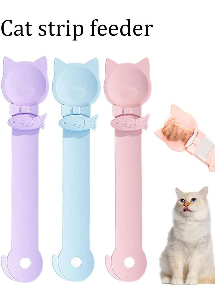 Cat Squeeze Stick Feeder, Suitable For Licking Wet Cat Treats And Liquid Pet Food