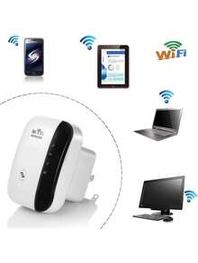 Extensor WiFi inalámbrico de 300M WiFi Booster para oficina en casa - Blanco - Ver 6