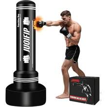 Freestanding Punching Bag With Stand, Men Standing Kickboxing Bag, Heavy Boxing Adult Teens, Suitable Dummy Karate Home Gym Training Equipment Excludes Gloves And Pumps