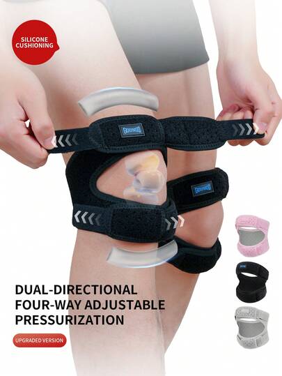  GOUNOD Knästöd Basic Model - Unisex Patella Stabilisator För Sport - Fotboll, Basket, Löpning, Tennis, Volleyboll och Knäböj.