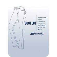 Calça Jeans Sawary Boot Cut - 280697 - Azul - Visão 7
