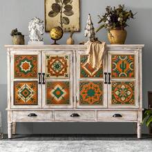 24 Floral Tile Stickers, 4x4 Inches, European Style, Peel And Stick, Waterproof PVC Tile Stickers, Farmhouse Style Kitchen And Bathroom Backsplash Decoration - 黃色 - 查看 4