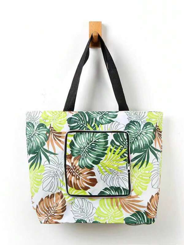 5-Compartment Foldable Bag, Korean Style Convenient Fashion Shopping Tote, Waterproof