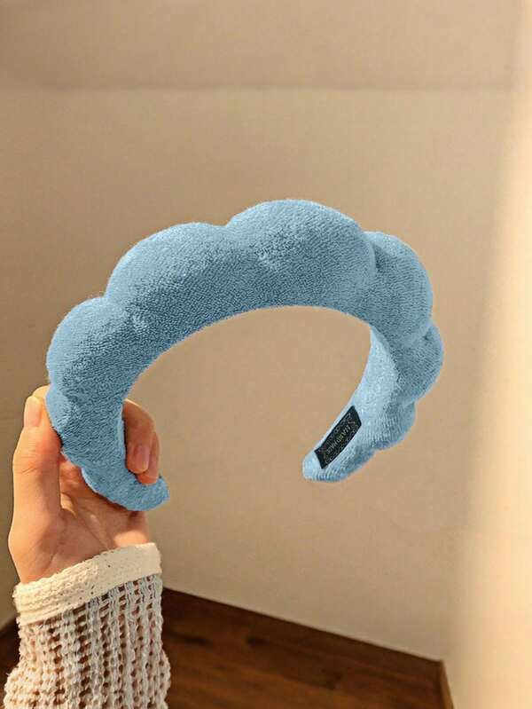 1 Stück Schwamm Stirnband und Armband für Yoga, Laufen, Hautpflege, Feuchtigkeitsaufnahme, Haarband, Gesichtsmasken-Reinigung und neutrale Übungen und Schönheitsaccessoires, modische Artikel für Fitness und Selbstpflege (Haarzubehör, Fitnessgeräte)