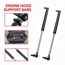 2pcs Car Hood Lift Supports Shock Absorber, 475MM Hood Strut Fits For Land Cruiser Prado 120 Series 2002-2009