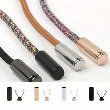 4/8 piezas de Clips de metal ajustables, fáciles de instalar - Para manualidades DIY, adecuados para cordones, cordones, pantalones, bolsas, sudaderas - Diseño compacto, sujetadores resistentes, clips ajustables, entusiastas de la artesanía