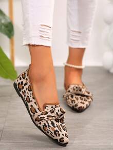 Kolorowe, kontrastowe, pasiaste, ozdobne kokardy, eleganckie mokasyny w dużych rozmiarach, swobodne, szpiczaste, z miękkim dnem, wsuwane, płaskie, damskie, rozmiary 36-43