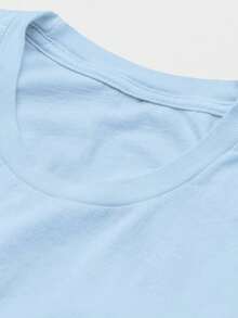 Men T-Shirts - Màu xanh nhạt - Xem 5