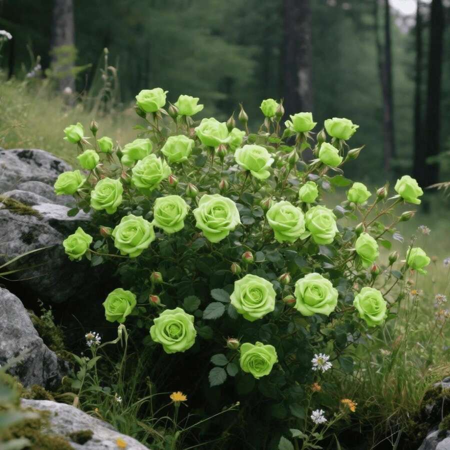 99pcs Rose Seeds - Terrace Leisure Area Seeds, Ideal for Outdoor Terrace Leisure Area Planting, Light Fragrance Accompanying Tea Breaks, Enhances Terrace Tranquil Atmosphere