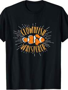 ClownFish Whisperer T-Shirt Funny Fish Tshirt T-Shirt - 款式1 - 查看 1
