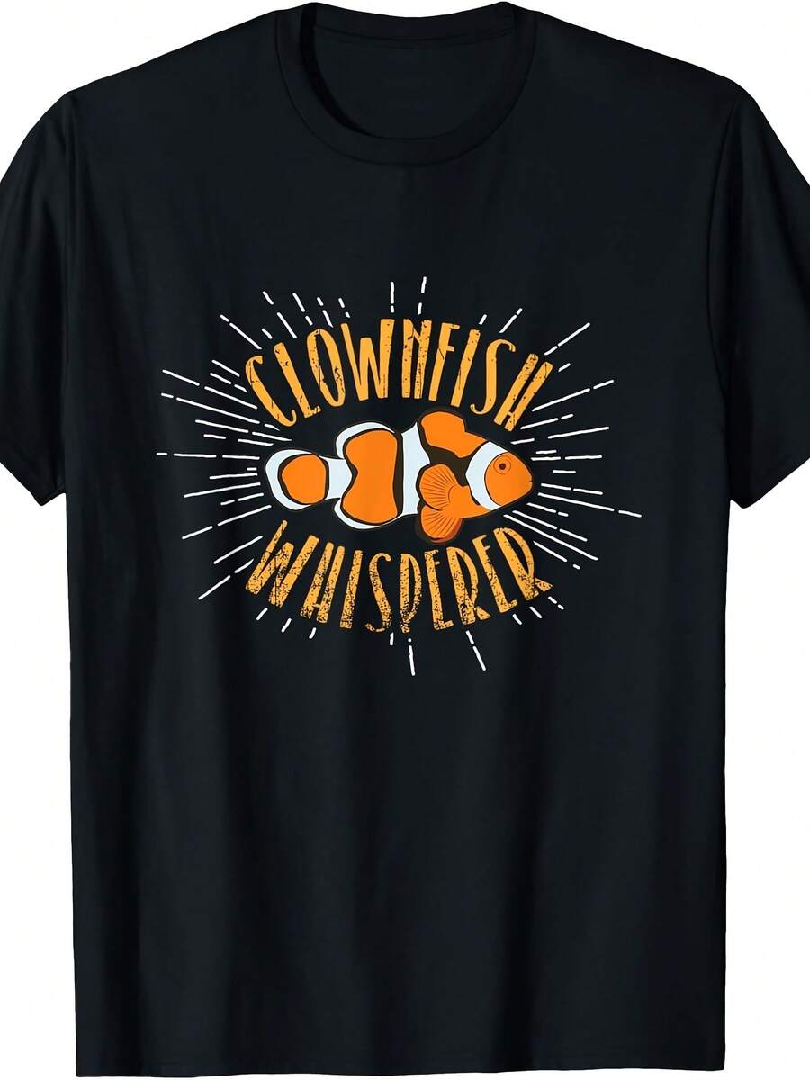 ClownFish Whisperer T-Shirt Funny Fish Tshirt T-Shirt - 款式1 - 查看 1