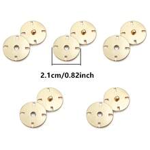 5 Sets Sew-On Snap Buttons, Invisible Metal Snap Buttons, Metal Snaps Fasteners Press Studs Buttons For Sewing Clothing, Closure Purse Handbag. (Multiple Colors And Sizes To Choose From) - Multicolor - View 15
