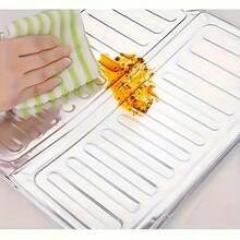 两种款式铝箔耐热烹饪板，厨房防溅板