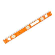 Nivel de Aluminio FUMETAX 24" (60cm) | Nivelación Profesional 3 Burbujas 0°, 45°, 90° | Herramienta para Construcción, Carpintería y Plomería SW-81080502-4 - Naranja - Ver 1
