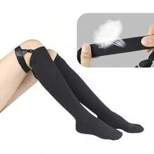 EstiloPaquete De 2 Tirantes Para Calcetines De Rodilla Para Hombres Y Mujeres, CinturóN De Liga Resistente Ajustable Con Soporte De Clip Antideslizante Para Evitar Que Los Calcetines Largos Y Cortos SeVersióN Mejorada - 1 - Ver 4