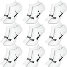 Kit 9 Pairs Puma Socks Low Top Sneakers Original - Todas Brancas - View 1