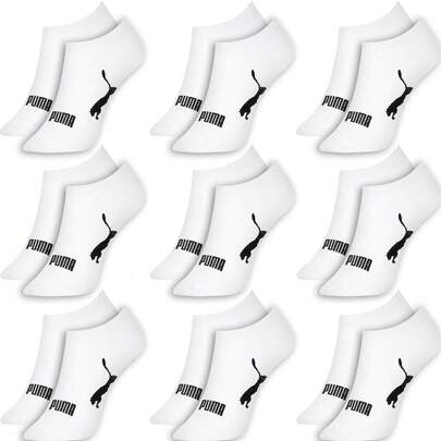 Kit 9 Pares Meias Puma Sapatilha Cano Curto Baixo Original