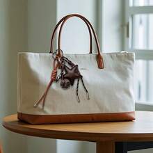 Medela Handmade Genuine Leather Star Textured DIY Knotted Keychain Pendant, Chain Bag Charm, Fashionable High-End Handcrafted Knotted Keychain With Star Pendant - Anti-Lost, Durable Faux Leather Bag Charm, 2 Color Options, Perfect For Birthday Gifts And Decorations. - Multicolor - View 10