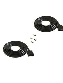 0.5米-5米（1.64英尺-16.4英尺）4针RGB LED灯条延长线，兼容SMD 5050和3528 LED灯条，可用于灯条间或灯条与控制器之间的连接。 - RGB電纜線 - 查看 21