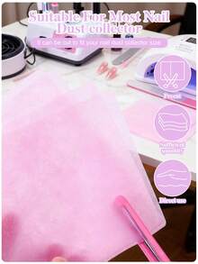 100 Stück/Beutel Nagelkunst Staubsammler Filterpapier, Nagelstaubsammler Filter, Einweg-Staubfilter für die meisten Nagel-Staubsauger-Maschinen