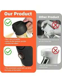 2 In 1 Olive Oil Dispenser And Oil Sprayer - Olive Oil Dispenser Bottle - 2 In 1 Cooking Oil Dispenser And Oil Sprayer, Oil Sprayer Bottle For Cooking, Kitchen, Bbq, Salad, Baking, Suitable For Kitchen, Bbq, Salad. Christmas Supplies - Nhiều màu - Xem 8