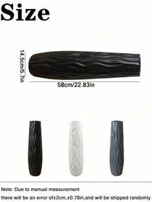 1 قطعة من الأواني الزهور الكبيرة الحديثة القائمة على الأرض لديكور المنزل - إناء زخرفي من البلاستيك خفيف الوزن، ديكور الغرفة، ديكور الغرفة الجمالي، ديكور الغرفة للفتيات المراهقات، إناء زهور جمالي من الزجاج