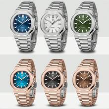 Reloj original para hombres PAGANI DESIGN Retro Clásico Azul Acero inoxidable Cristal de zafiro Resistente al agua Reloj luminoso para hombre PD-1728 - Unitalla - Ver 11