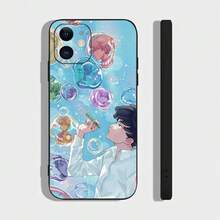 Shigeo Kageyama Manga Mob Psycho 100 Phone Case Cover Compatible With  17 Air 16 15 14 13 Pro Max 11 12 Black Silicone Cover, Cover Compatible With  17 Case,  17 Pro Case,  17 Pro Max Case