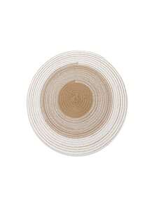 1pc/4pcs/6pcs 15-Inch Round Gradient Woven Placemats, Washable Non-Slip Heat-Resistant Tabletop Mats, Suitable For Home Dining Table Decor, Spring Outdoor Party Holiday Gifts, Christmas Decorations - Multicolor - View 26
