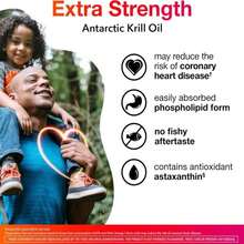 MegaRed Ultra Strength 1000mg Omega-3 Krill Oil Supplement With EPA_DHA, Astaxanthin &Amp; Phospholipids, No Fish Oil Aftertaste Supports Heart, Brain, Joint And Eye Health, 60 Count Softgels - Flavor Name B - View 2