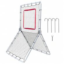 Baseball And Softball Rebounder Net, 3.5 X 6 Ft PitchBack Baseball Pitching Nest, Softball Pitchback Net, Fielding Trainer, Bounce Back Net For Fielding Or Throwing Practice, 5 Adjustable Angles - Multicolor - View 8