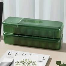 Caja de almacenamiento de cables, organizador de múltiples compartimentos, caja de almacenamiento de cargadores, estuche de almacenamiento de cables reutilizable para el hogar y viajes - Blanco - Ver 6