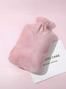 1pc Plush PVC Hot Water Bag,Hot Water Bottle,Hot Water Bag For Pain Relief,Hot Water Bag Portable Hand Heater,Hot Water Bottle With Cover ,PVC Mini Reusable Hot Bag Without Charging, With Cute Flower Design, Perfect For Friends, Ideal Winter Gift