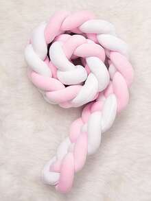 1 件 2M/3M 婴儿床 4 股编织婴儿床围栏保险杠安全防护加厚软垫婴儿床围栏保护器，新生儿床护栏，INS 风格 - 四股 - 查看 25