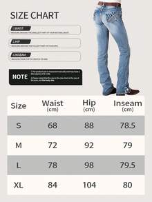 Ladies' High Waisted Elastic Denim Pants Slim Fit And Slimming, Casual Embroidery Embroidered Feet With Slit Design, Versatile Jeans - Light Wash - View 6