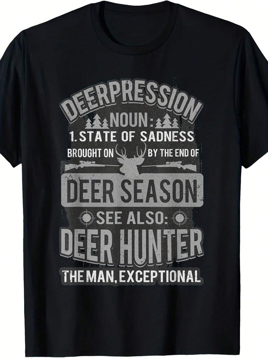 Camiseta con cita de la definición de cazador de ciervos para fans de la caza de animales salvajes - Estilo 13 - Ver 1