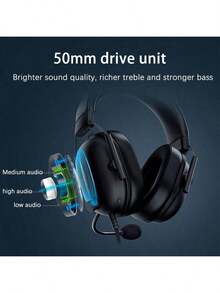 RAZER Headset gaming Black Shark V2 X dengan kompatibilitas multi-platform, ikat kepala ringan, bantalan telinga busa memori yang lembut dan bernapas, teknologi suara surround, dan posisi audio game yang sangat baik. - Hitam - View 4