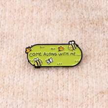 Enamel Pin Lapel Pins Badges On Backpack Women's Brooch Clothes Gift Jewelry Fashion Accessories - Black - View 6