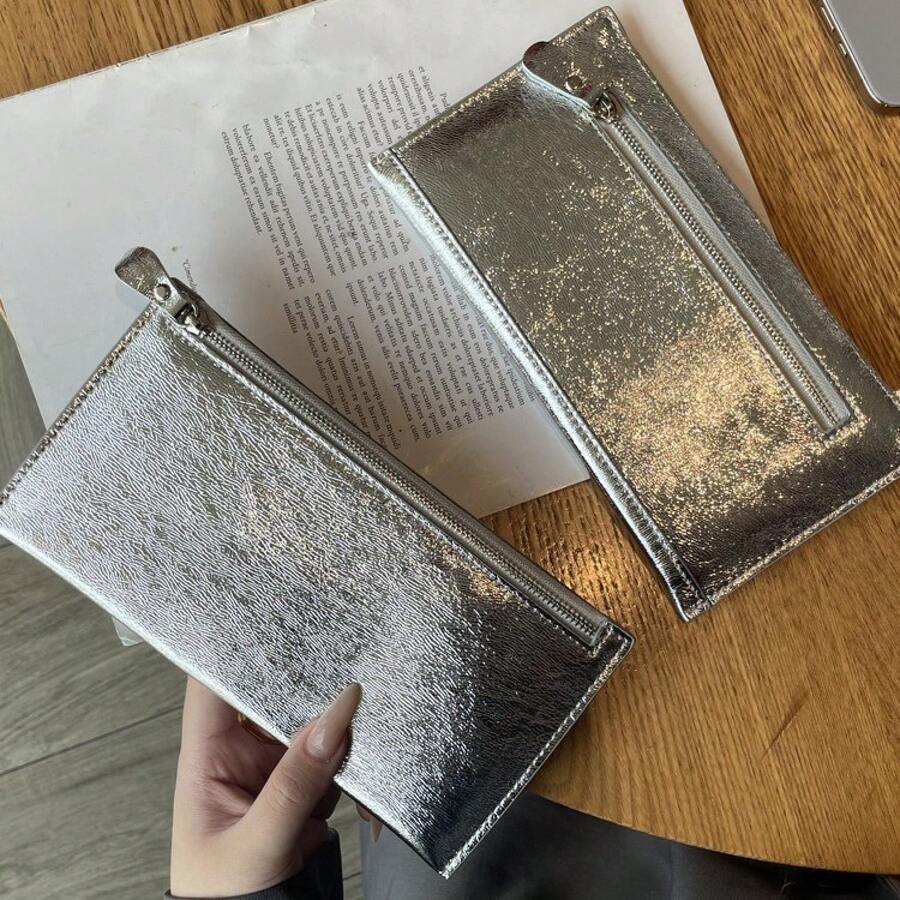 Women Wallets - Silver - View 1
