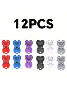 6/12-Pack Manual Can Opener, Easy To Grip, Suitable For Beer, Soda Can Manual Can Opener, Dustproof, Prevent Honey, Insects From Entering, Indoor And Outdoor Parties, Beach Camping, Barbecue Essential Can Opener Gadgets, Perfect Halloween Christmas Gifts - Multicolor - View 13