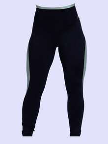 Rocca Fitness High Waist Polyamide Legging Pants Ponta Lagoinha - 綠色 - 查看 4