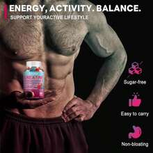 Creatine Monohydrate 8000mg Gummies With BCAA, L-Carnitine, Taurine &Amp; Vitamin B12 - Pre Workout Supplement For Muscle Growth, Strength &Amp; Energy - Pineapple Flavor Gummies, 180 Count For Men &Amp; Women - Tên hương vịA - Xem 6