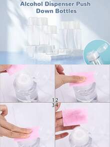 4oz/5oz/6.76oz Empty Squeeze Bottles With Pump, Leak Proof Refillable Travel Bottles For Nail Polish Remover, Makeup Remover, Toner, Lotion, Toiletries, DIY Liquid Storage, Portable Travel Accessories Kitchen Items Kitchen Accessories Kitchen Kitchen Tools