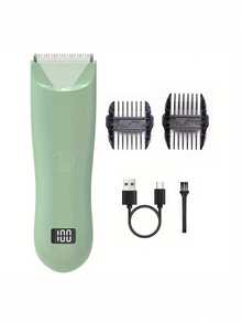 Pet Electric Shaver, LED Power Display, Quiet Pet Grooming Clipper, Suitable For Body, Paws, Face, Ears, Nails Etc., Easy To Clean, Wireless Design, Waterproof - Single Machine - View 10