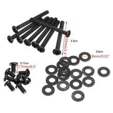 Professional Grade Radiator Fan Mounting Kit 33mm/7.7mm/8mm Screws For Corsair Hydro Cooling Systems - Black - View 6