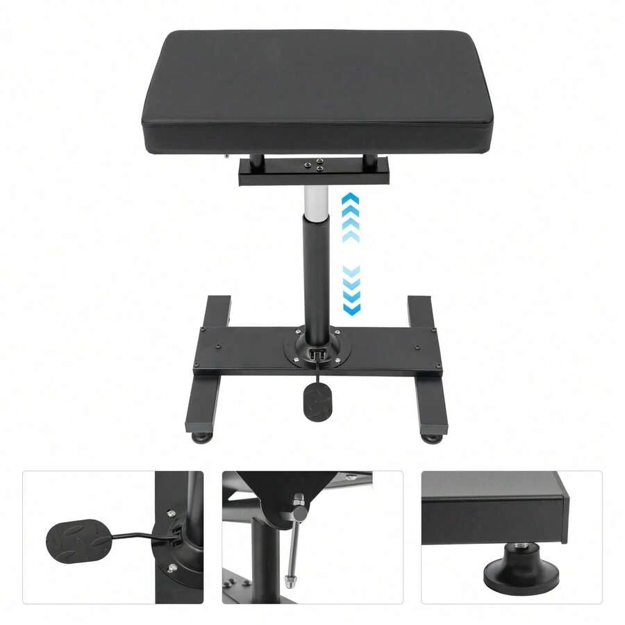 Hydraulic Lifting Tattoo Hand Bracket Armrest Stand - Black - View 1