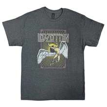 Led Zeppelin | Official Band T-Shirt | Icarus - 48-Hour Fast Shipping!  - Grey - View 1