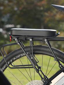 TOSUOD TOSUOD 1pc Fit Comfortable PU Bicycle Backseat Cushion, Easy To Install, Leather, With Durable Stitched Edges For Enhanced Riding Experience For Men & Women, Bike Seat