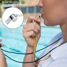 2 Kit de rbitro de Ftbol, Tarjetas de Advertencia para rbitros con Silbato para rbitro con Cordn, Tarjetas Rojas y Amarillas, Accesorios para rbitros, para Entrenadores y rbitros - 2 - Ver 7