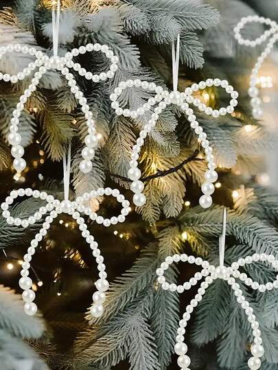 12 件套优雅蝴蝶结套装，用于圣诞树装饰 - 扭结蝴蝶结，用于花环、礼品包装和婚礼装饰、圣诞装饰